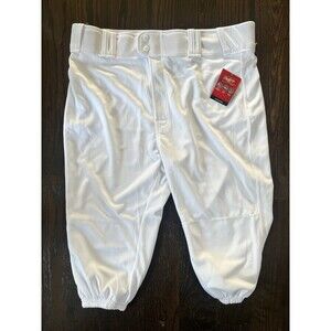 Rawlings Pro 150 Baseball Pants Knickers Adult Men's XL White NEW